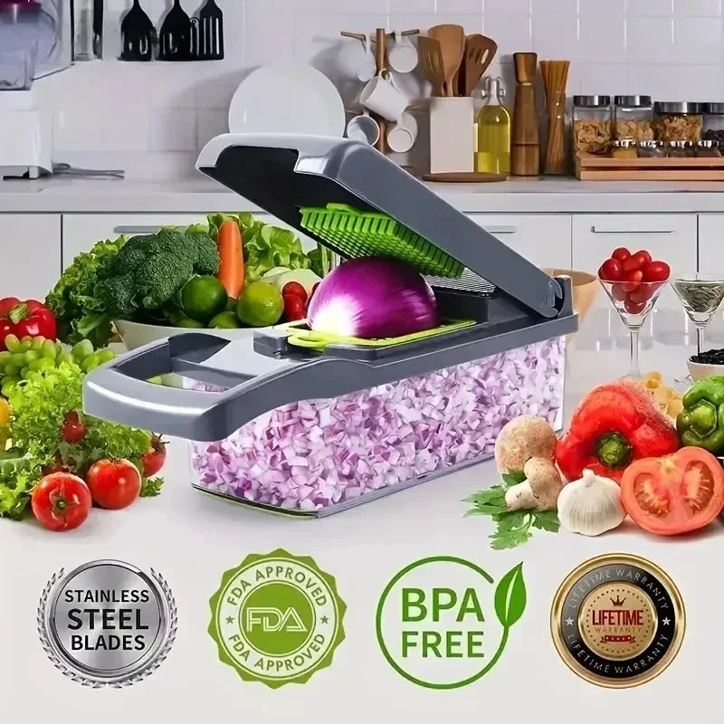 14/16 in 1 Multi-functional Vegetable Chopper for your Kitchen