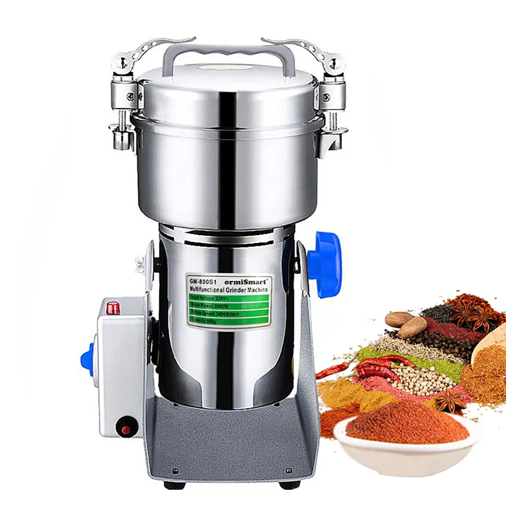 Grains Grinder 800g Swing Type Spices Grinder Hebals Grinder