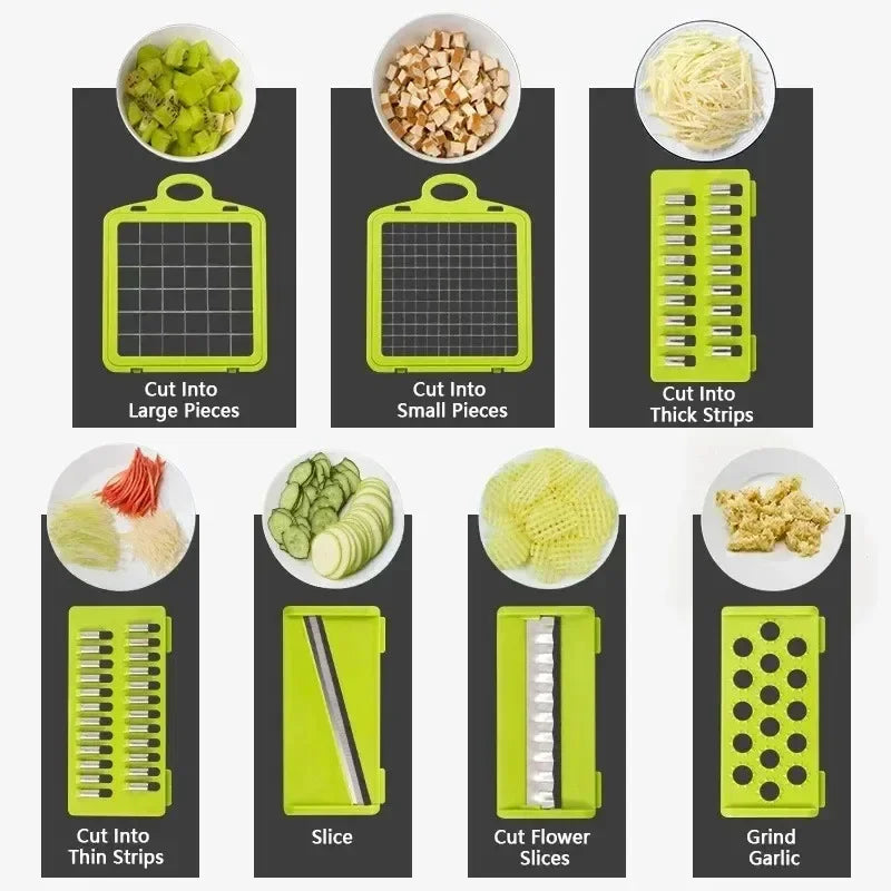 14/16 in 1 Multi-functional Vegetable Chopper for your Kitchen