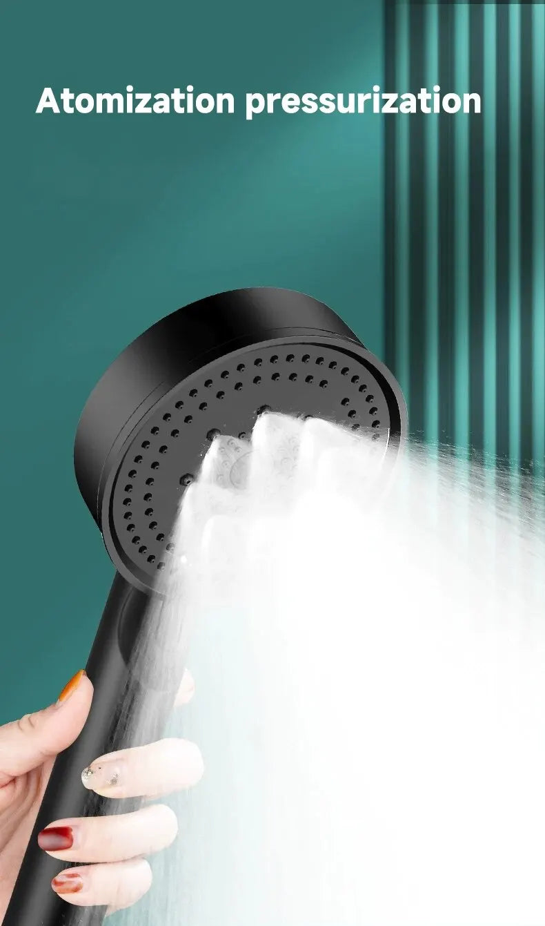 6 Modes Multi-function Pressure Boost Shower Head