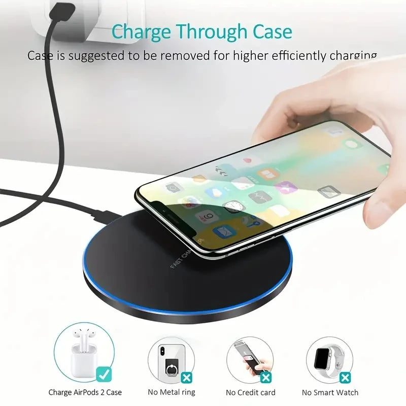 30W Wireless Charger For iPhone 15 14 13 12 X Pro Max