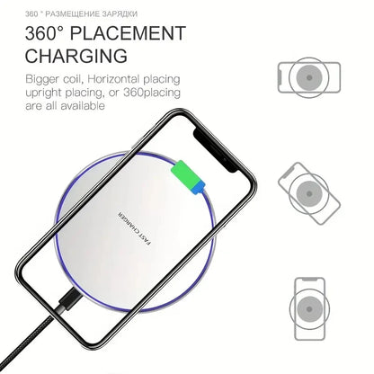 30W Wireless Charger For iPhone 15 14 13 12 X Pro Max