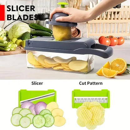 14/16 in 1 Multi-functional Vegetable Chopper for your Kitchen