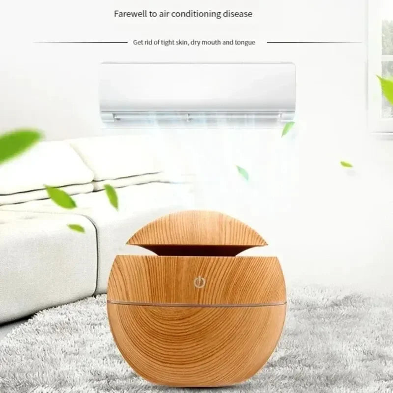 USB Ultrasonic Cool Mist Sprayer - Essential Oil Mini Fragrance Air Humidifier Electric